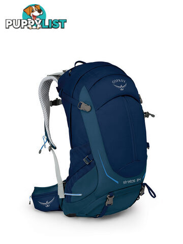 Osprey Stratos 34L Mens Hiking Daypack - Eclipse Blue - OSP0609-Eclipse