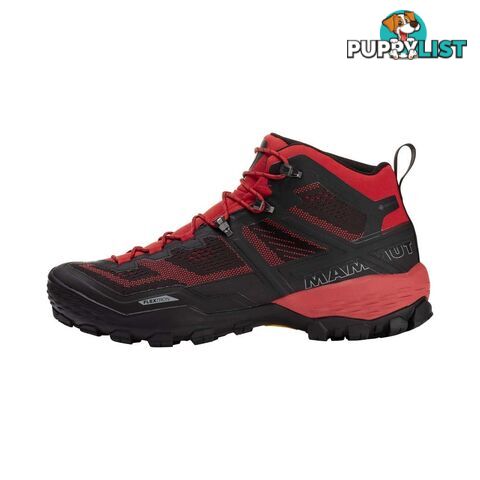 Mammut Ducan Mid GTX Mens Hiking Shoes - Dark Spicy/Black - 9.5US - 3030-03540-3618-1085