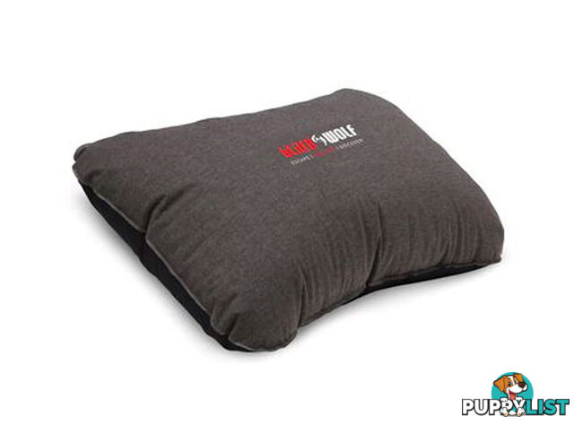 Black Wolf Comfort Pillow - Extra Large - Black Marle - W0039