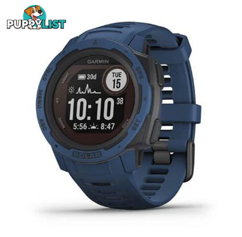 Garmin Instinct Outdoor Solar Watch - Tidal Blue - 010-02293-11