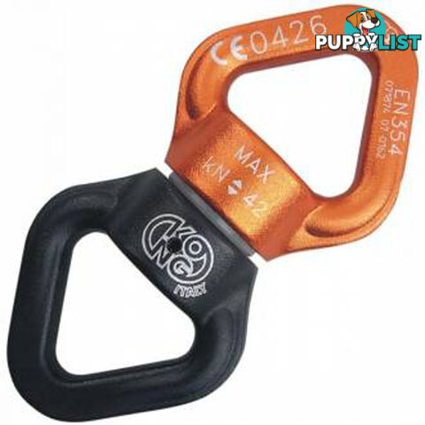 Kong Dancer Aluminum Swivel - Black/Orange - KON29480