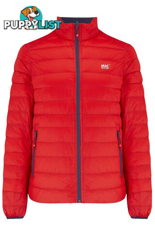 Mac In A Sac Polar Mens Reversible Insulated Down Jacket - Red/Navy - POL1189