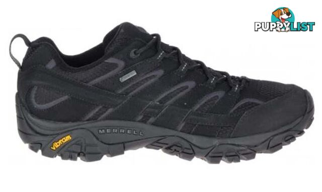 Merrell Moab 2 Goretex Mens Waterproof Hiking Shoes - Blackout - 10US - J599613-000-10