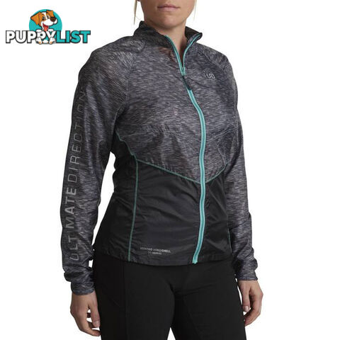 Ultimate Direction Ventro Windshell Womens Running Jacket - Heather Grey - Extra Small - 83433920HGY-ExtraSmall