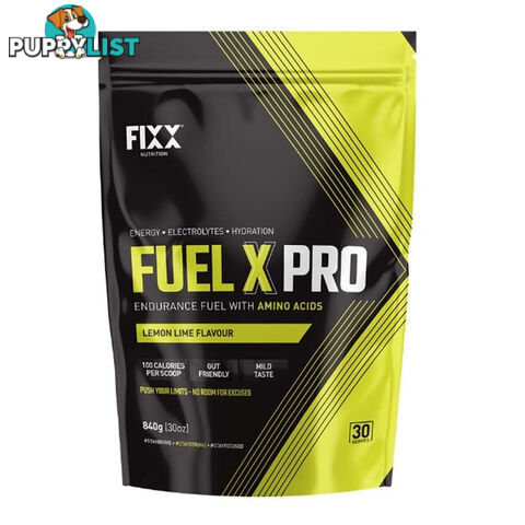 Fixx Nutrition Fuel X Pro Endurance Fuel - 840g Bag - Lemon Lime - FXFXPBLL840