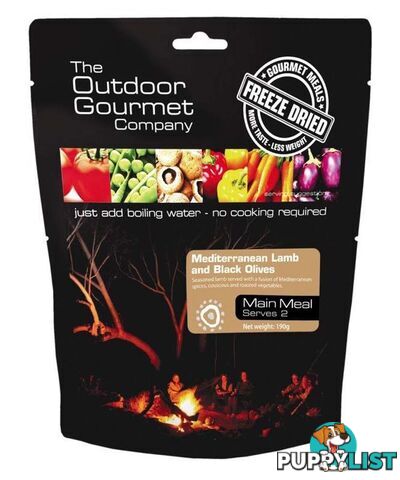 Outdoor Gourmet Med Lamb With Black Olives Double - OGC211