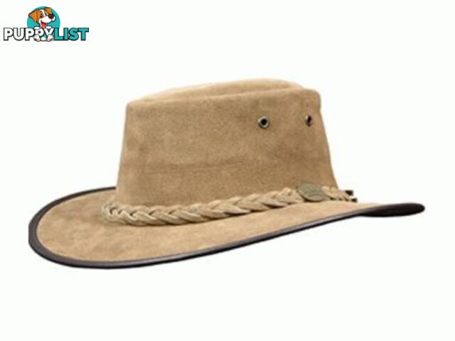 BARMAH FOLDAWAY SUEDE LEATHER HAT - HICKORY [Hat Size:XL] - 1061hiXl