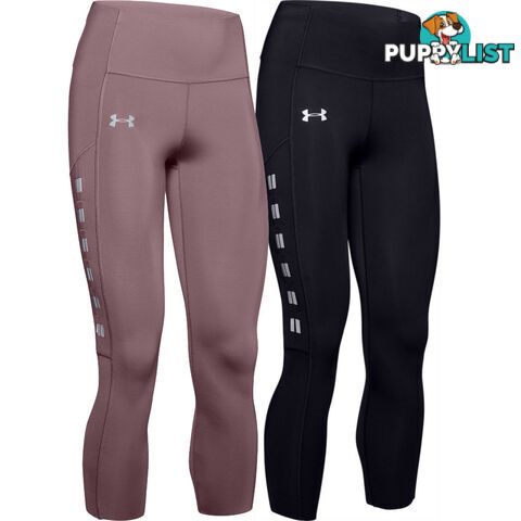 Under Armour Qualifier Speedpocket Roadside Runway Crop Womens Leggings - 1342863