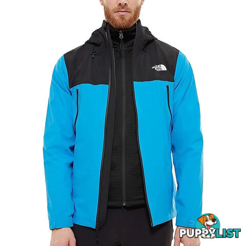 The North Face Tente Futurelight Mens Waterproof Jacket - Clear Lake Blue/TNF Black - XL - NF0A4AHJME9-X1L