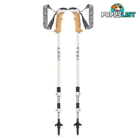 Leki Cressida Ladies Trekking Poles - White - 649-2119