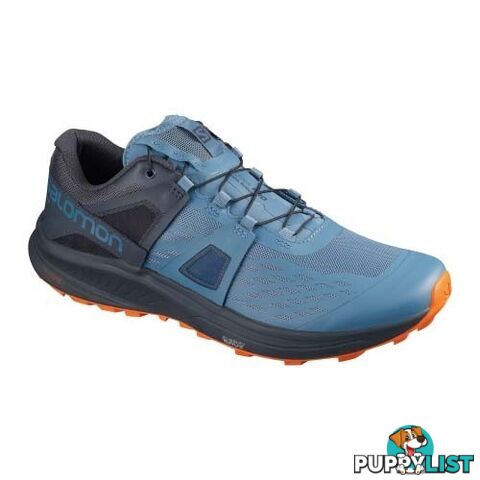 Salomon Ultra /Pro Mens Trail Running Shoes - Copen Blue/India Ink/Red Orange - 10.5US - 412334-100