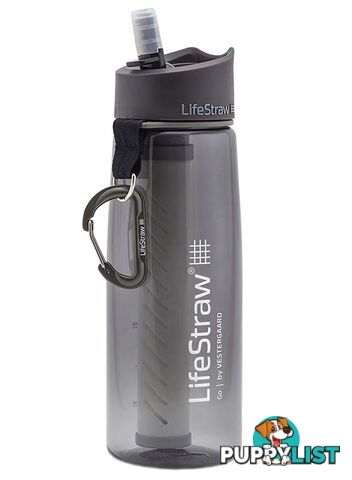 LifeStraw Go Water Filter Bottle - Grey - LSGO-GY