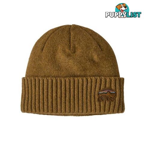 Patagonia Brodeo Unisex Beanie - Back for Good Bison: Mulch Brown - ALL - 29206-BGBB-ALL