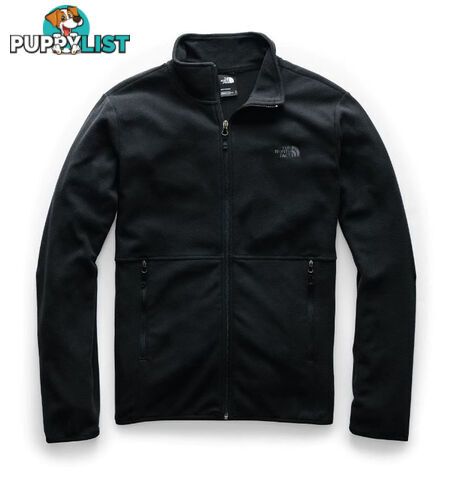 The North Face TKA Glacier FZ Mens Fleece Jacket - TNF Black/TNF Black - M - NF0A4AJCKX7-T0M