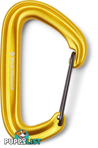 Black Diamond LiteWire Wiregate Carabiner - Yellow - BD2102347003ALL1