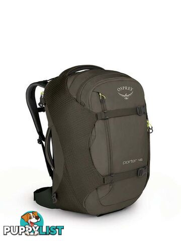 Osprey Porter 46L Lightweight Carry On Travel Backpack - Castle Grey - OSP0667-CastleGry