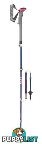 Leki Micro Vario Carbon Womens Hiking Poles - Blue - 649-2067