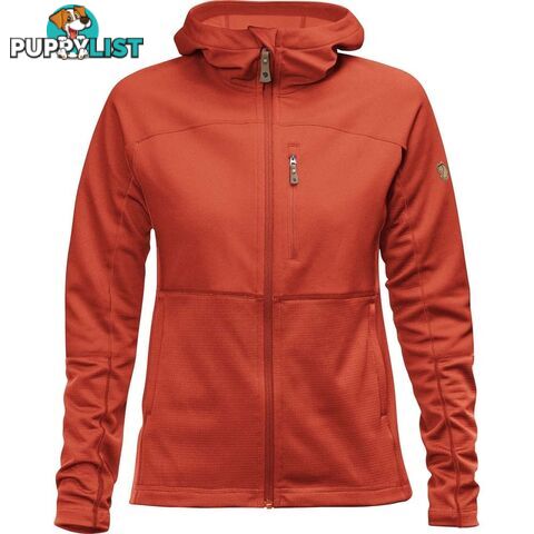 Fjallraven Abisko Trail Fleece Womens Jacket - Flame Orange - M - CF89589214M