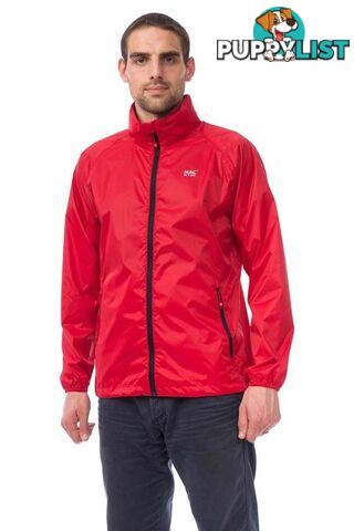 Mac In A Sac Origin Unisex Waterproof Packable Rain Jacket - Lava Red [Jacket Size: S] - MAC-JKT-LAVA-S