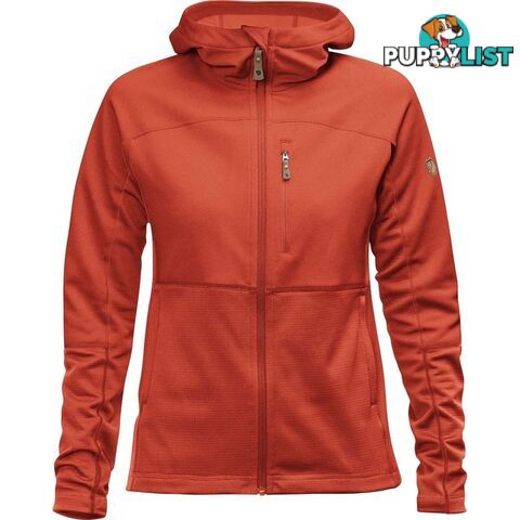 Fjallraven Abisko Trail Fleece Womens Jacket - Flame Orange - CF89589