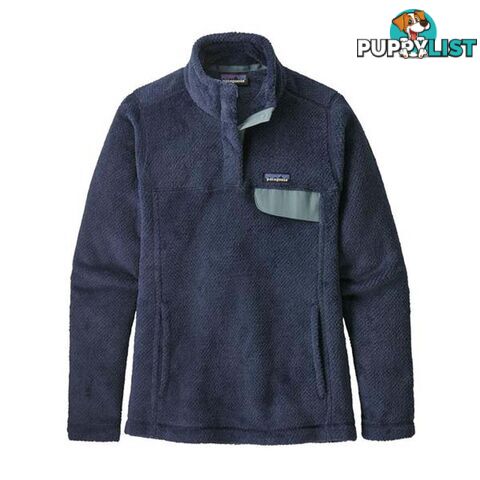 Patagonia Re-Tool Snap-T Fleece Pullover Womens Fleece Jacket - Stone Blue - Classic Navy X-Dye - L - 25443-SOCX-L