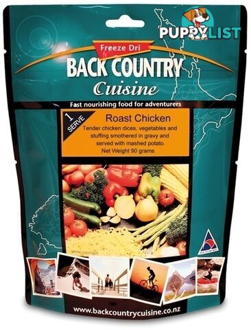 Back Country Cuisine Freeze Dried Food Chicken Roast Chicken - Small - BC803