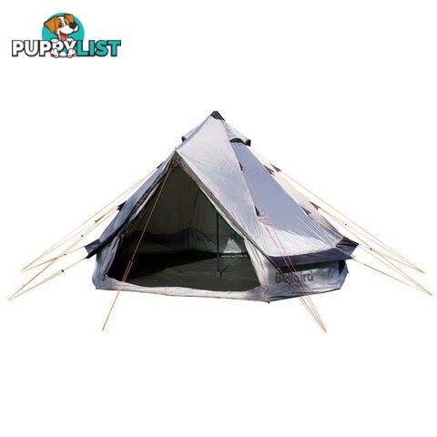 Explore Planet Earth Bellbird Glamping Tent - Grey - BEL8MTOR