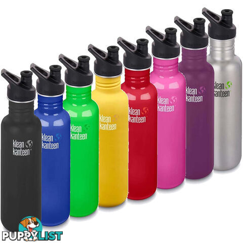 Klean Kanteen 27oz Classic Sport Cap Water Bottle .8L - XK1003P3