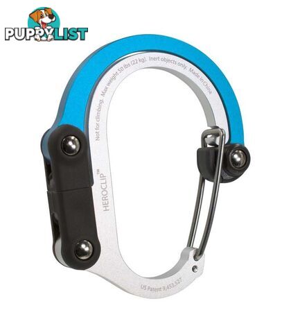 Heroclip Clip Hang Carabiner Medium - Blue Steel - HC-401-MD