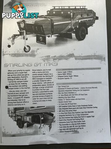 2021 Ezytrail Camper Trailer Stirling