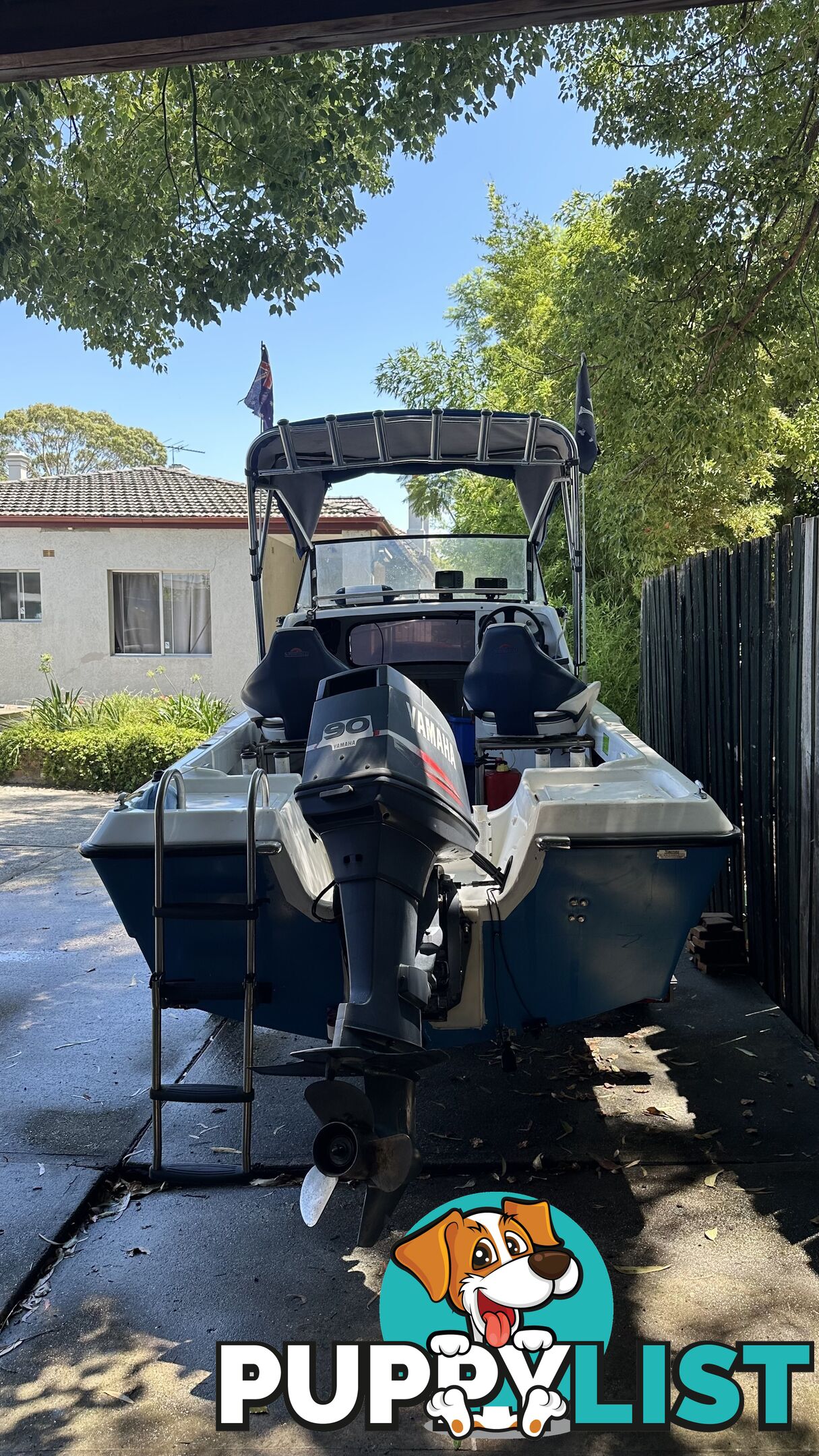 Boat and trailer both registered