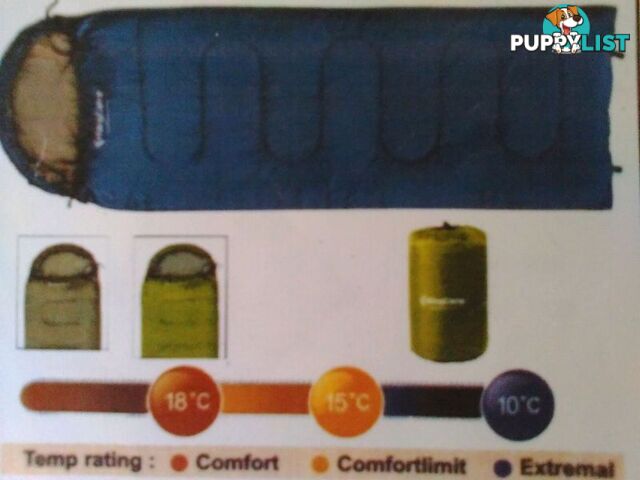 NEW! SUMMER SLEEPING BAGS +10 DEGREE RATING 210 X 75CM