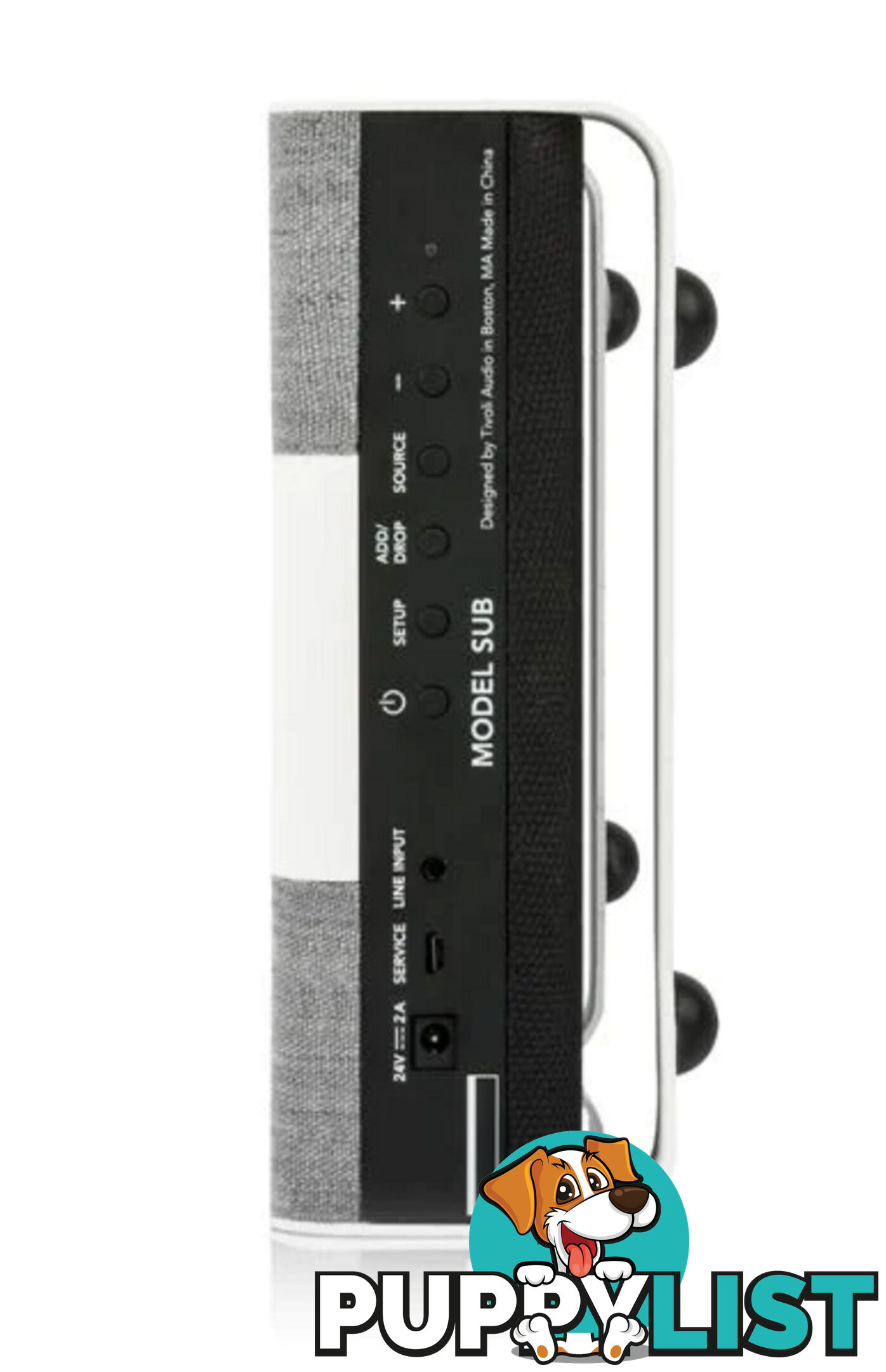 Tivoli Audio Model Sub in White & Gray