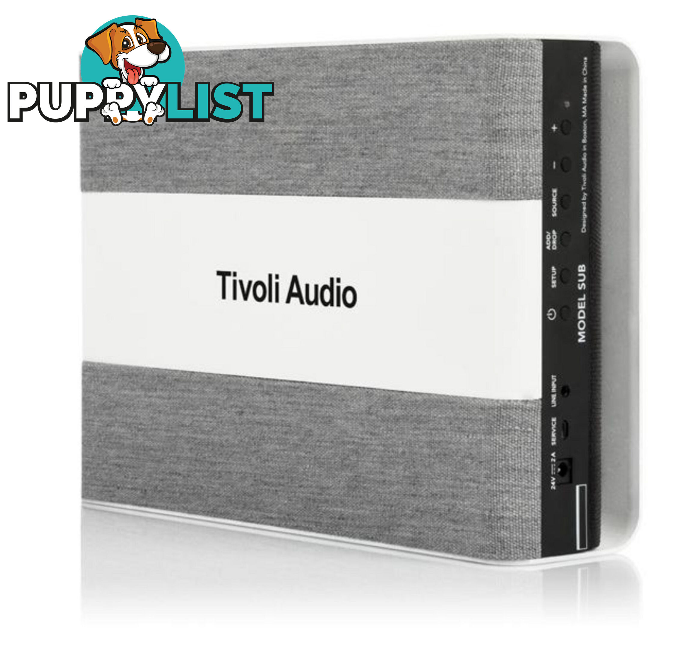 Tivoli Audio Model Sub in White & Gray