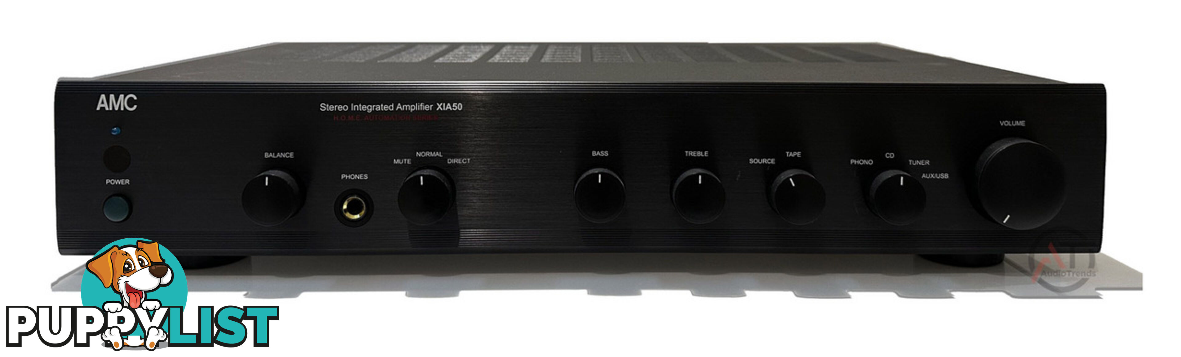 AMC XIA 50 Integrated Stereo Amplifier in Black