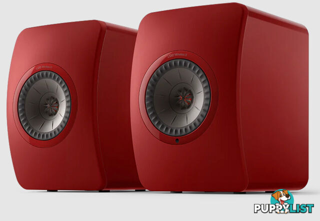 LS50 Wireless II Speakers in Lava Red (pair)