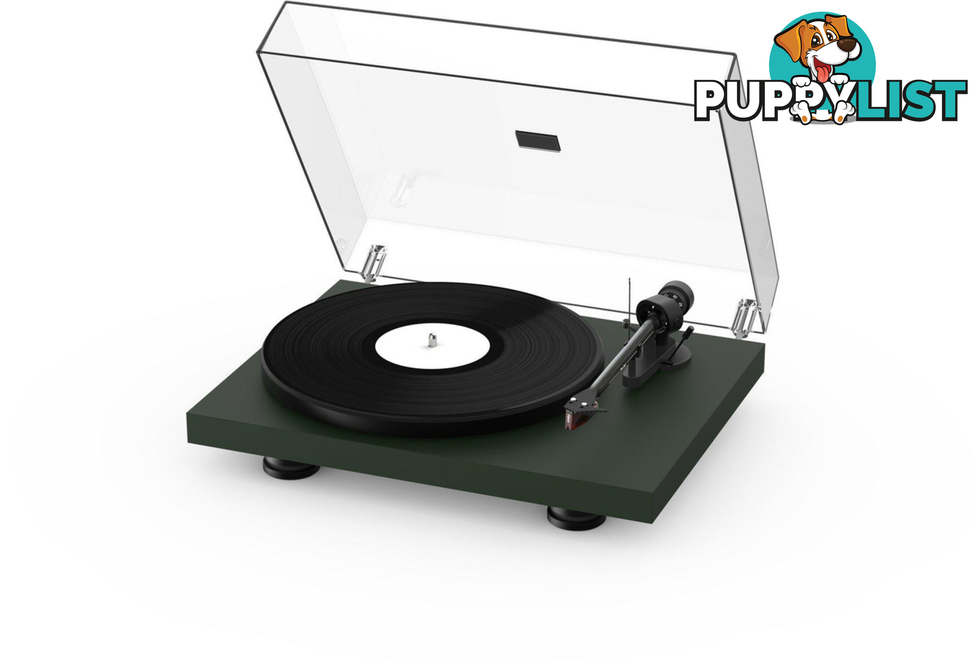 Project Debut Carbon Evo Turntable - Satin Fir Green