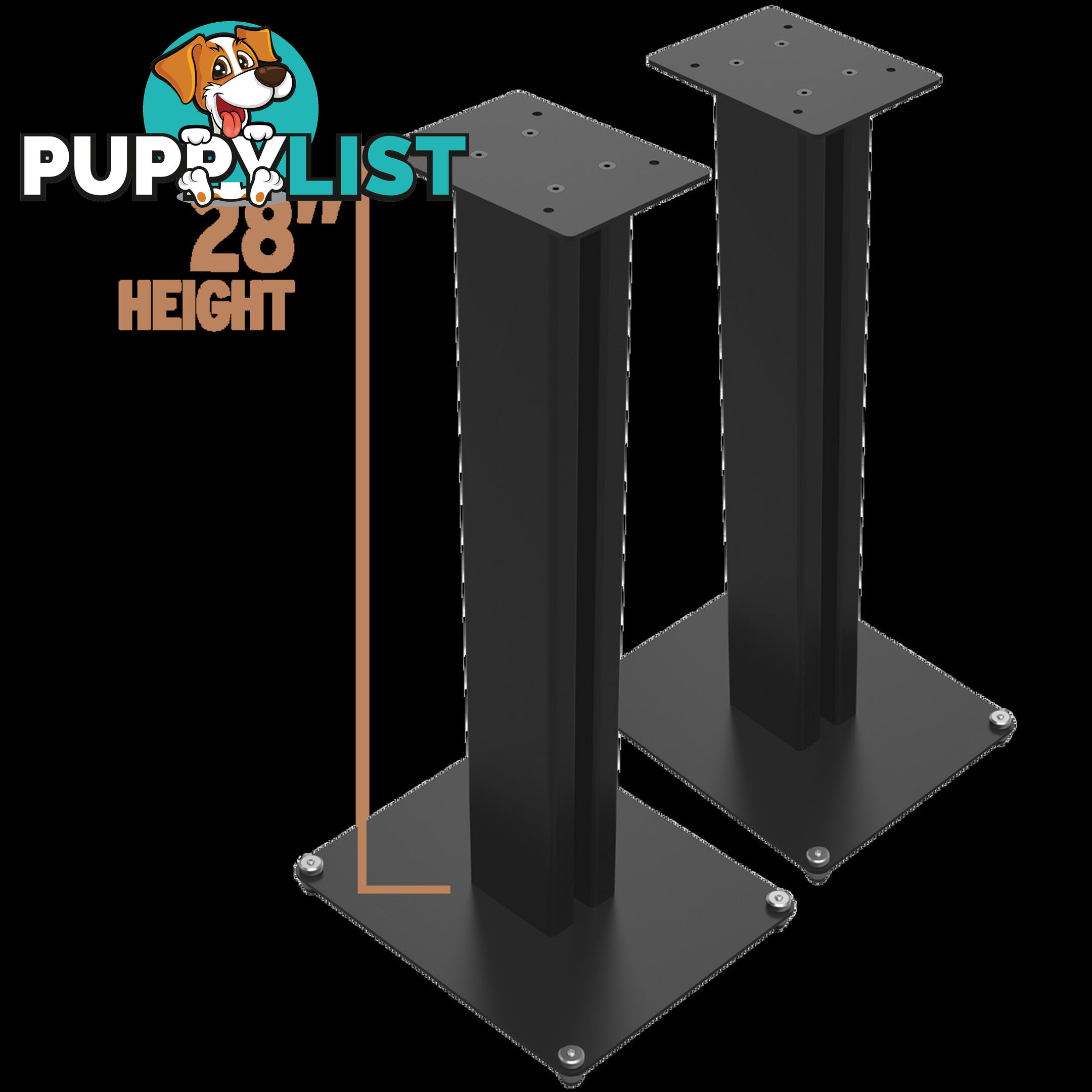 Klipsch KS28 Bookshelf Speaker Stands (pair)