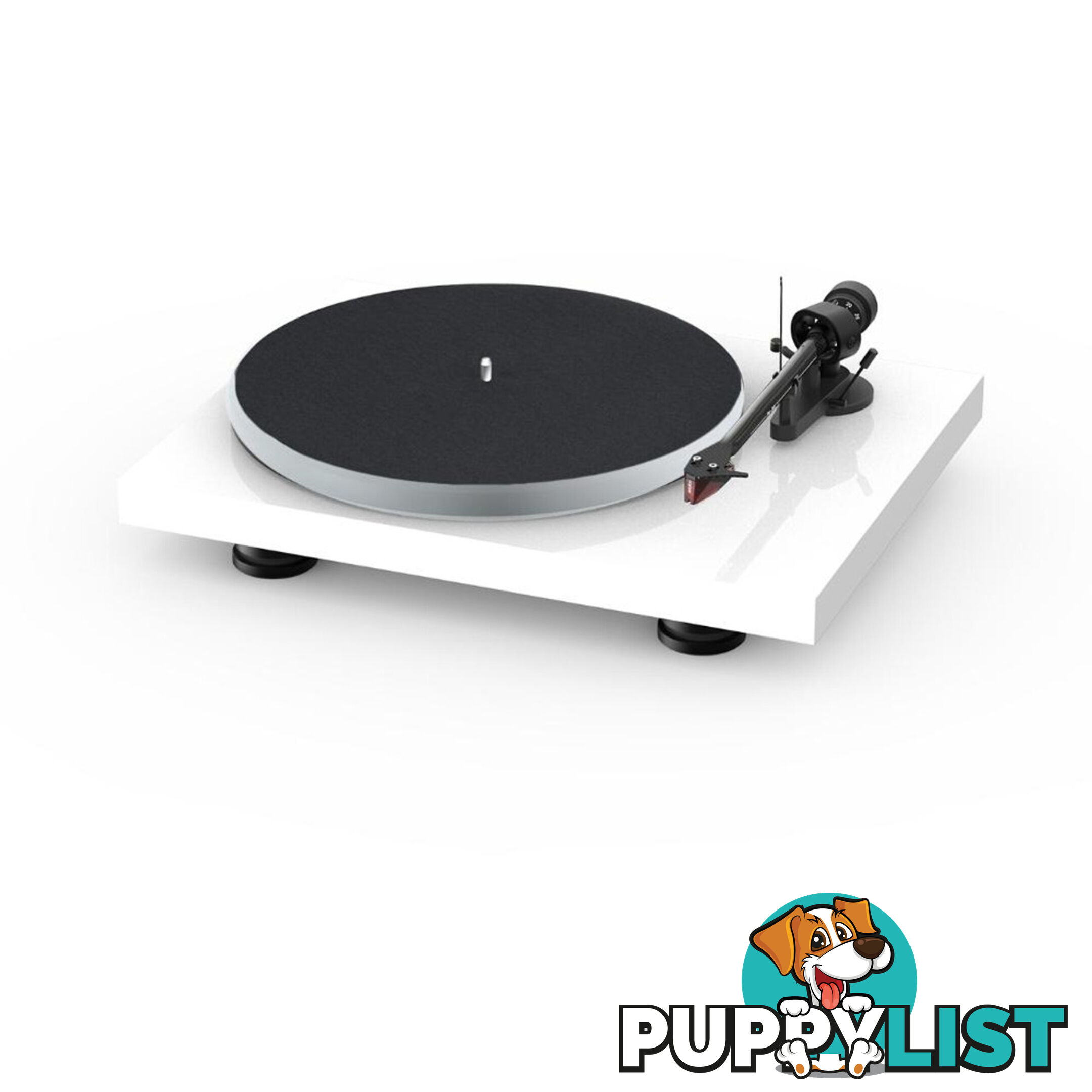 Project Audio Debut Carbon EVO Acryl Turntable - High Gloss White