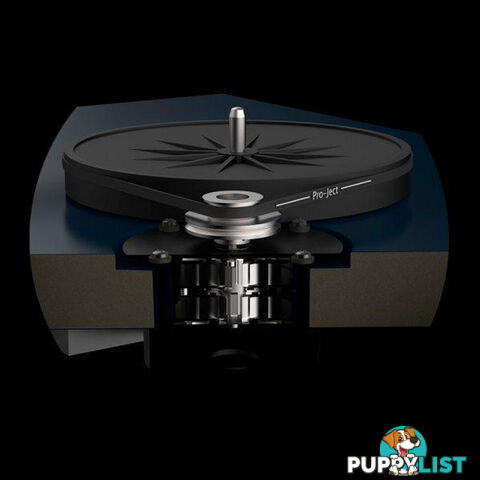 Project Audio Debut Carbon EVO Acryl Turntable - High Gloss White