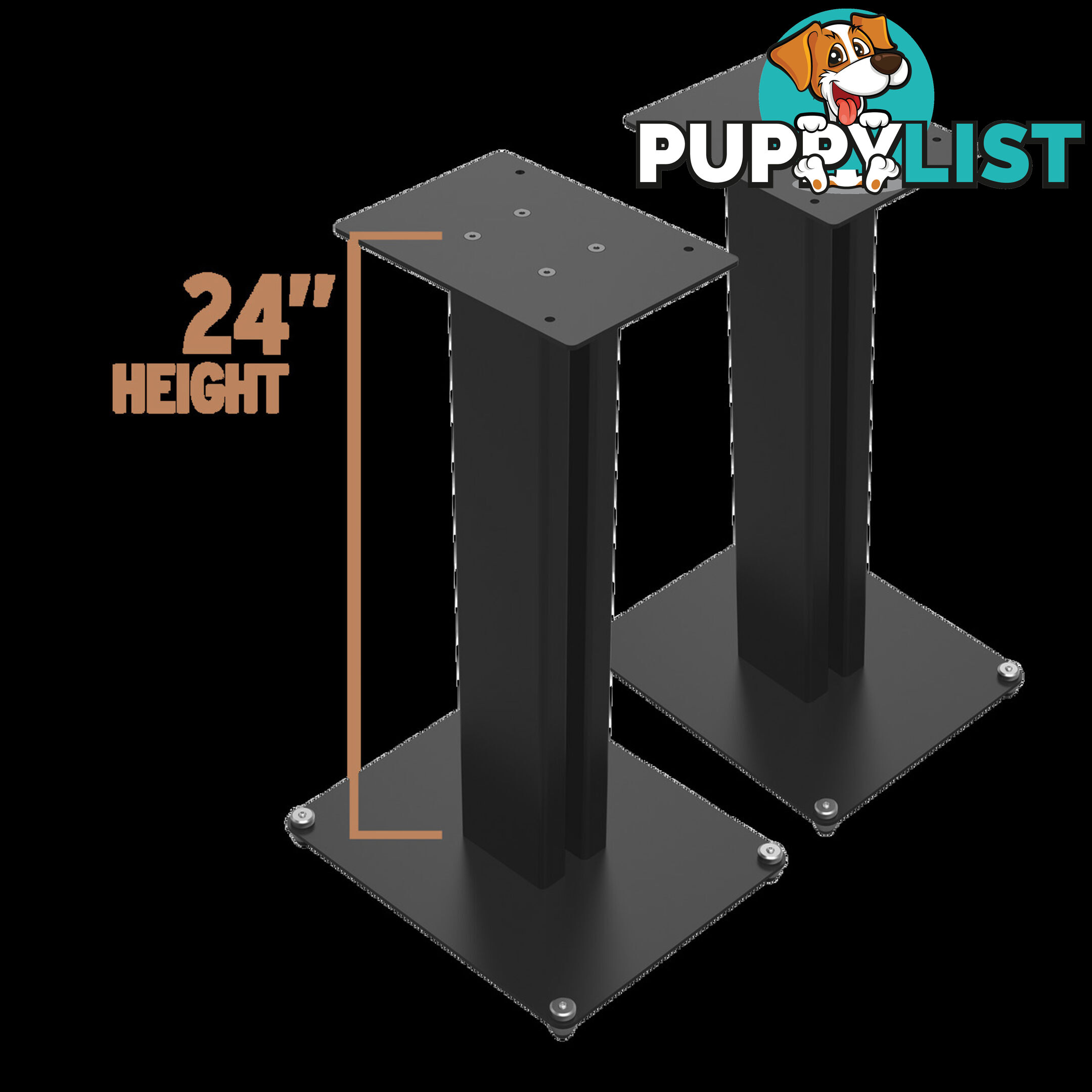 Klipsch KS24 Bookshelf Speaker Stands (pair)