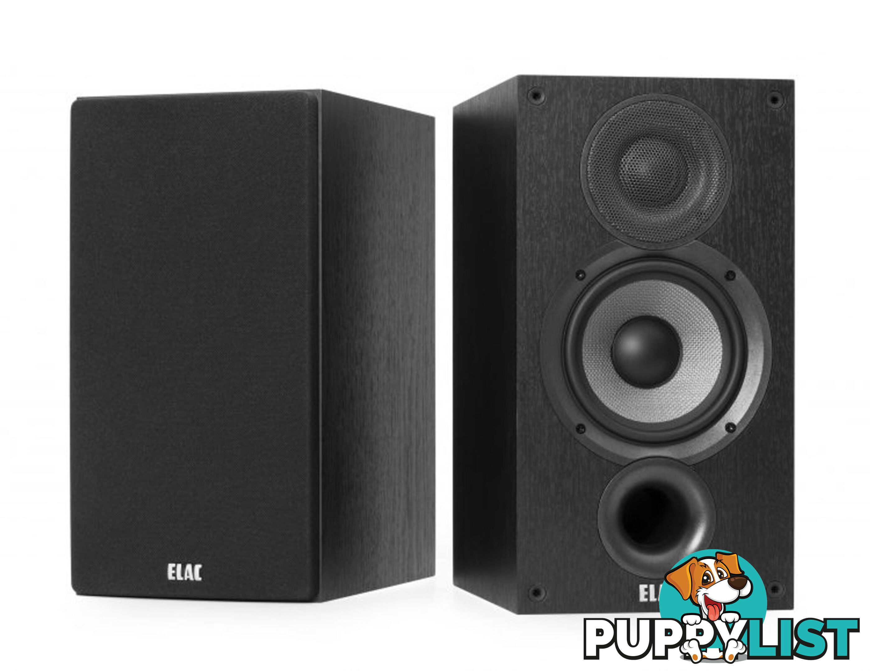 Elac Debut 2.0 B5.2 Bookshelf Speakers Black Ash (Pair)