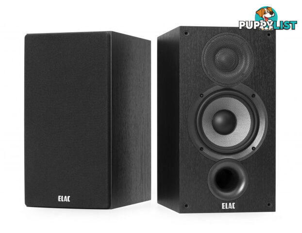 Elac Debut 2.0 B5.2 Bookshelf Speakers Black Ash (Pair)