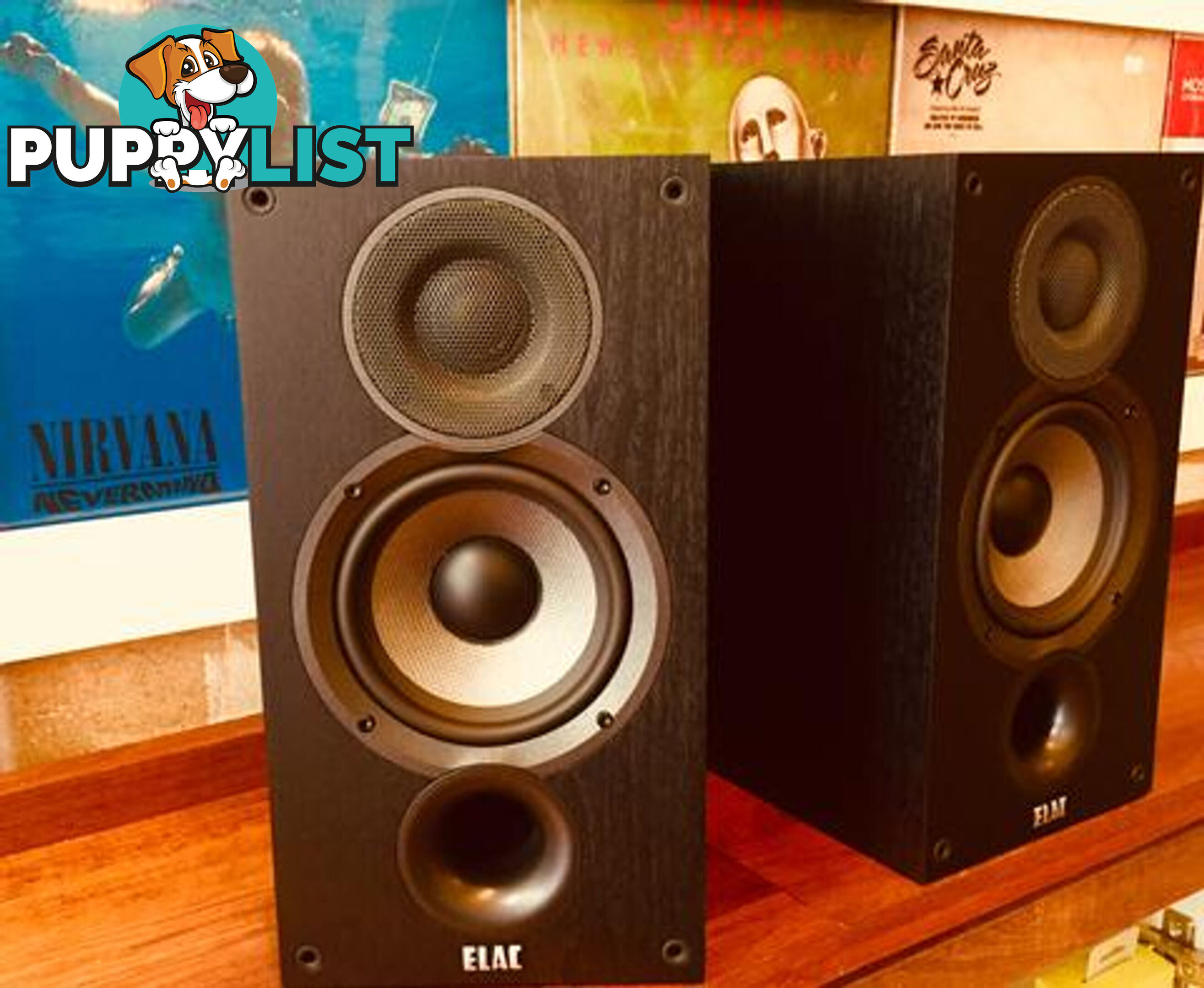 Elac Debut 2.0 B5.2 Bookshelf Speakers Black Ash (Pair)