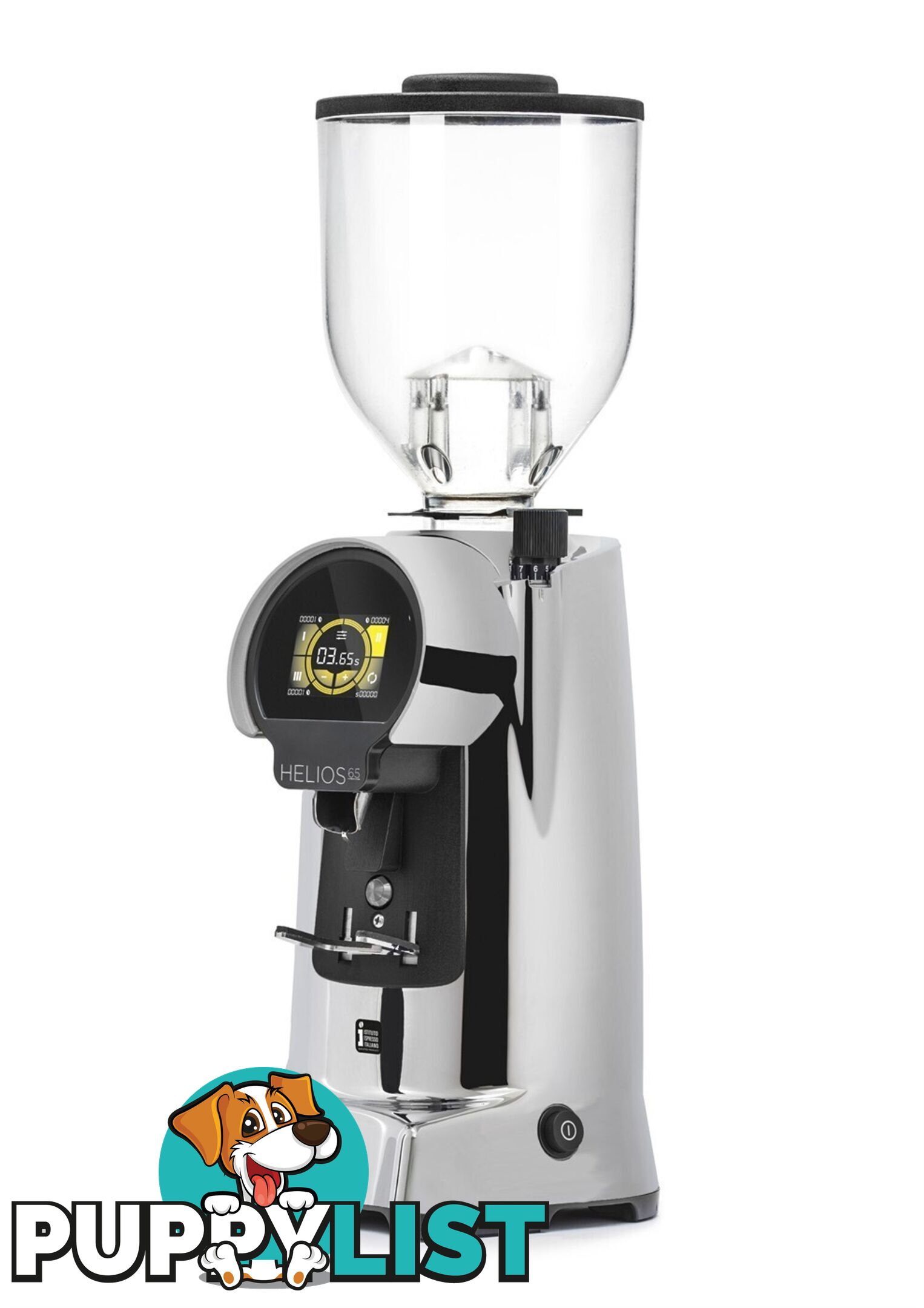 EUREKA HELIOS 75 ESPRESSO COFFEE GRINDER BRAND NEW CHROME