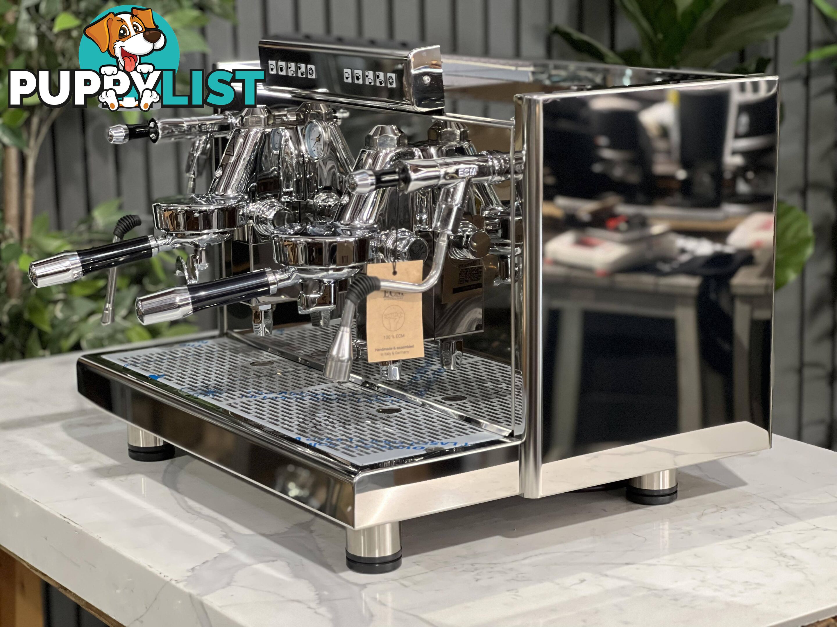 NEW ECM ELEKTRONIKA PROFI DUE 2 GRP ESPRESSO COFFEE MACHINE