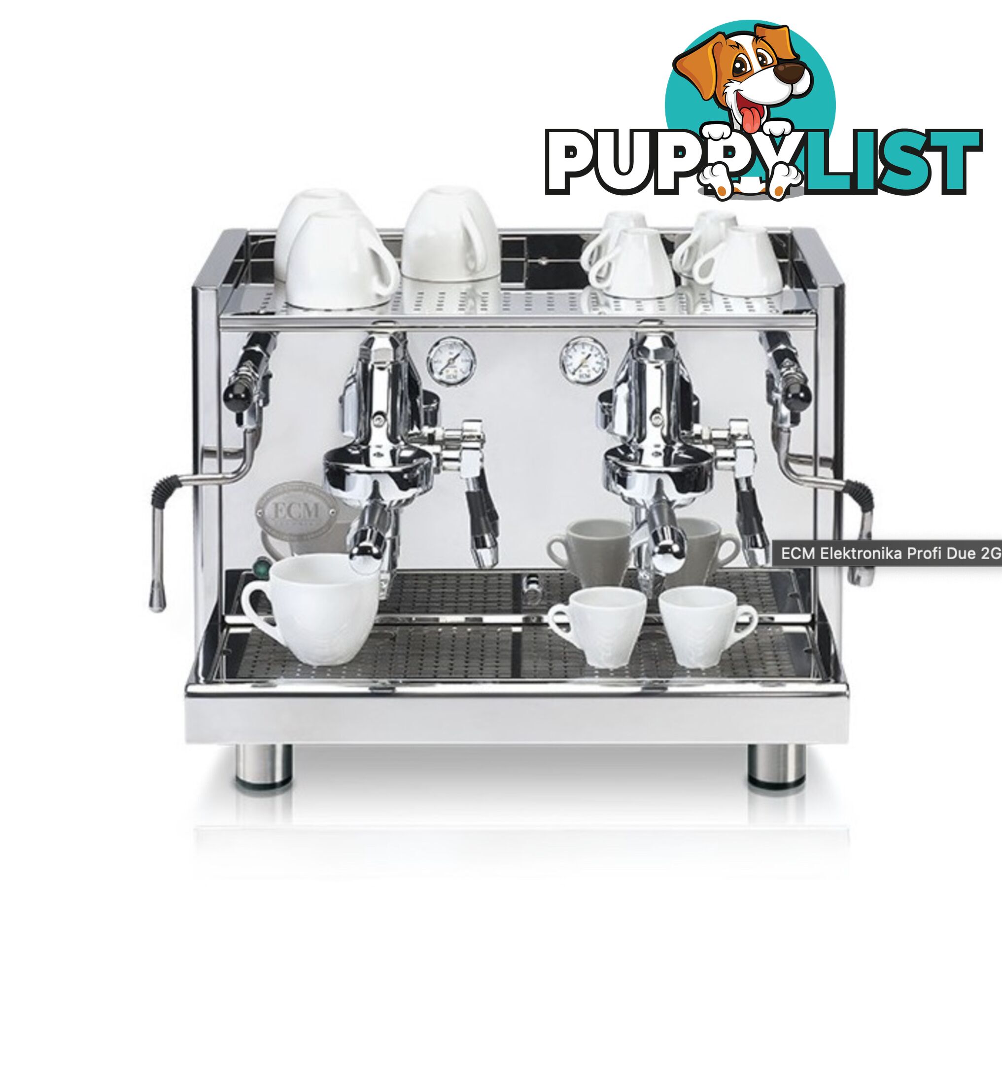 NEW ECM ELEKTRONIKA PROFI DUE 2 GRP ESPRESSO COFFEE MACHINE