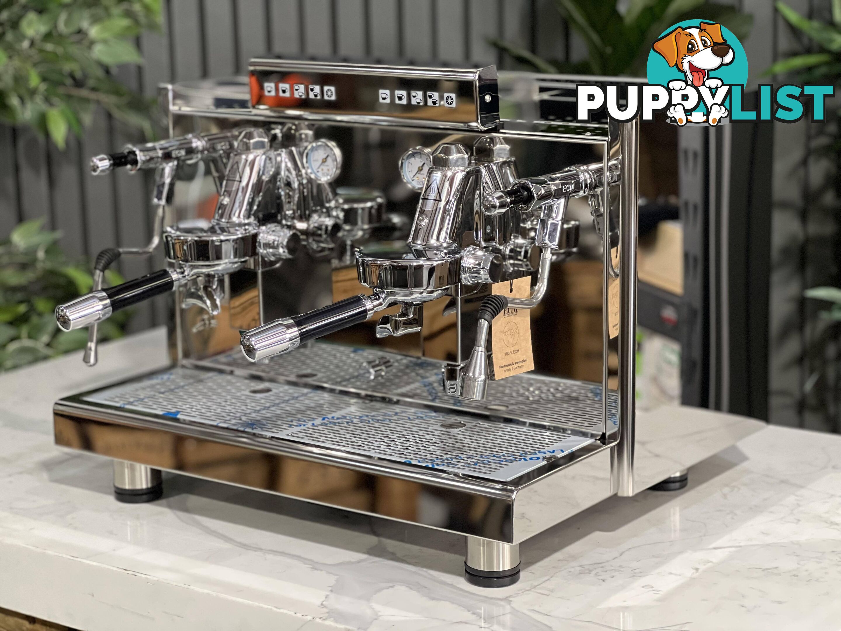 NEW ECM ELEKTRONIKA PROFI DUE 2 GRP ESPRESSO COFFEE MACHINE