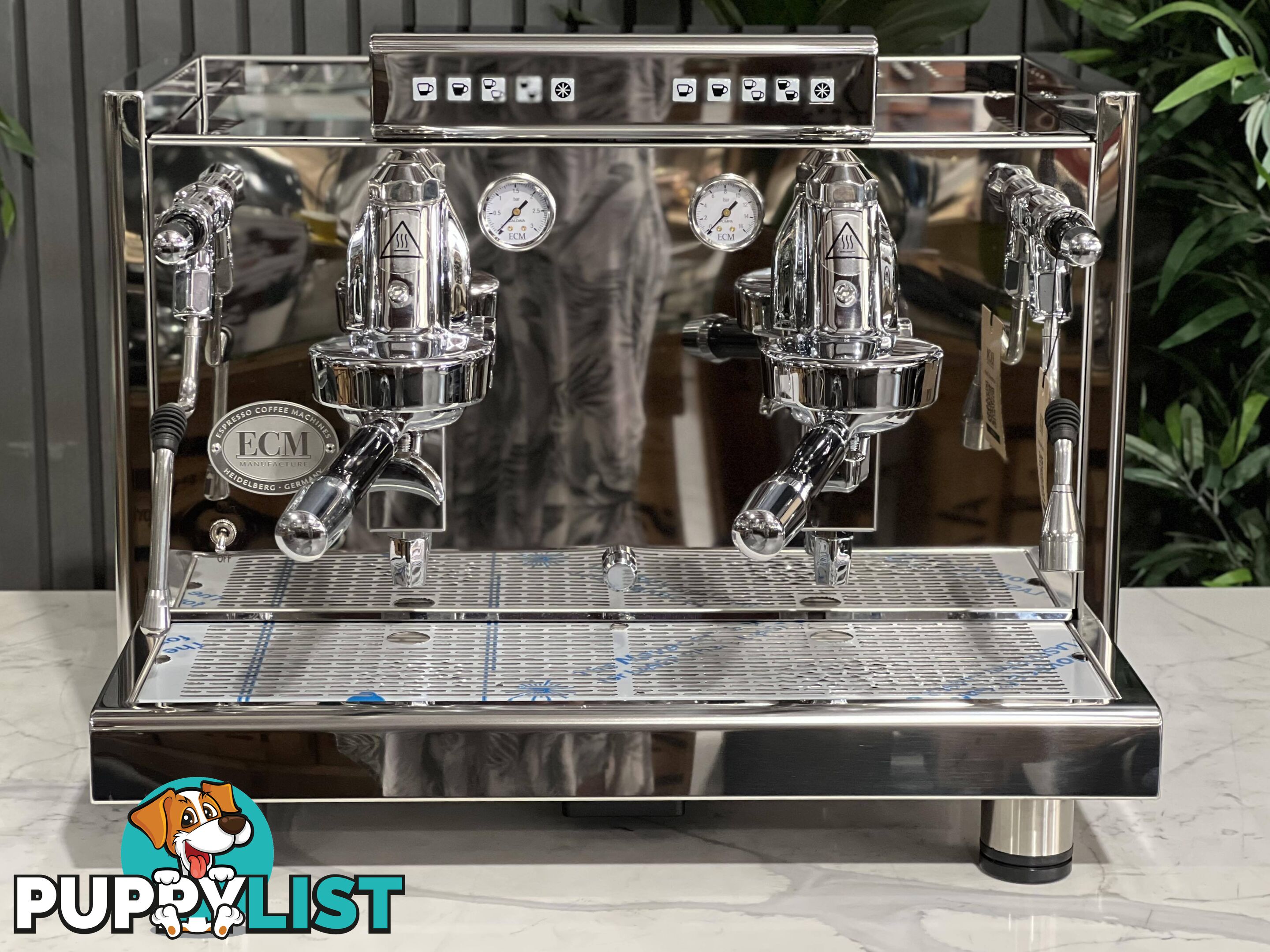 NEW ECM ELEKTRONIKA PROFI DUE 2 GRP ESPRESSO COFFEE MACHINE