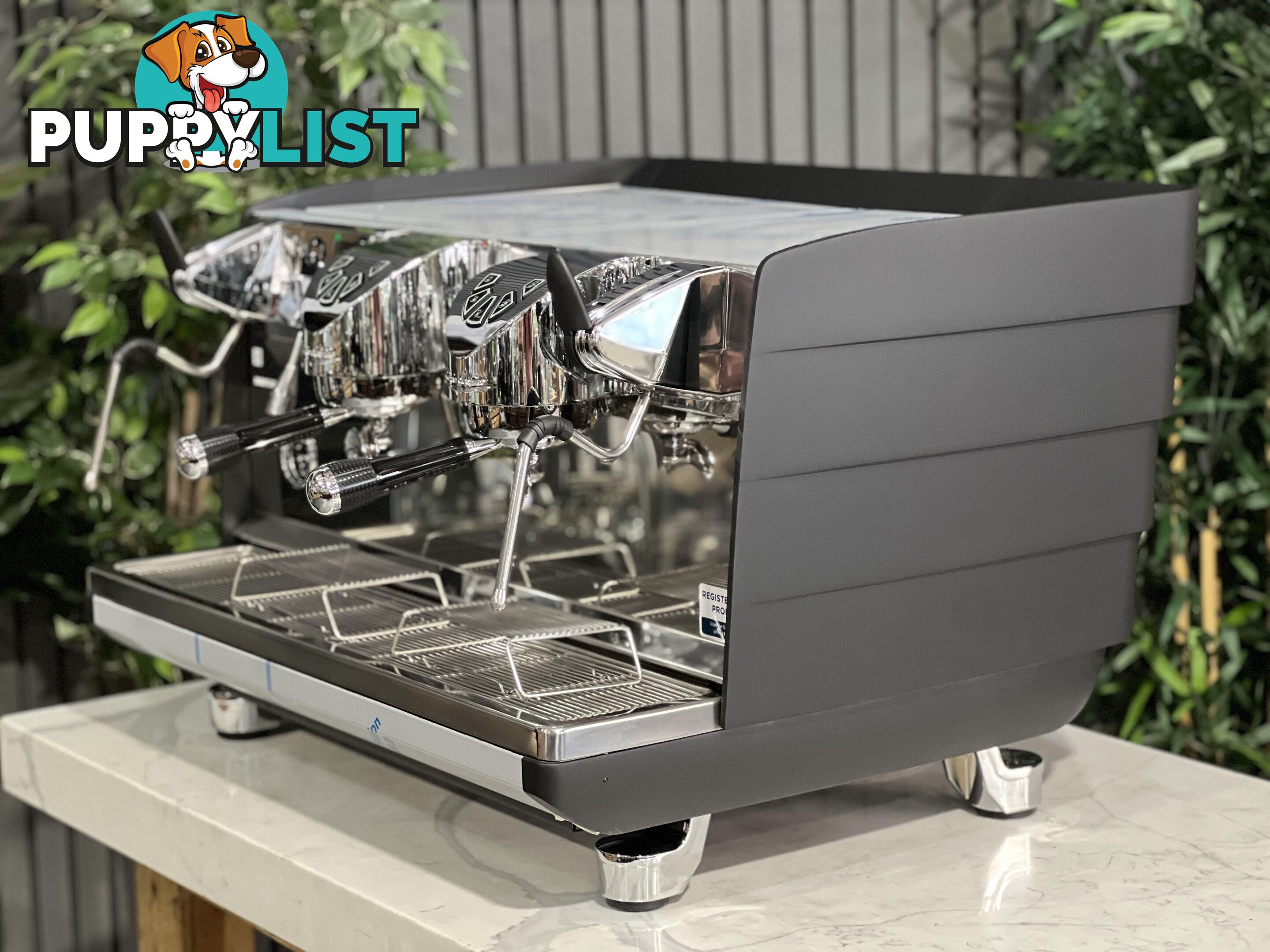 BRAND NEW VICTORIA ARDUINO WHITE EAGLE DIGIT 2 GRP ESPRESSO MACHINE BLACK & STAINLESS